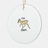Oh Deer Elegant Timeless Style Ornament セラミックオーナメント (左)