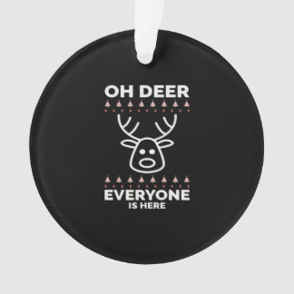Oh Deer Everyone Is Here Modern Style オーナメント