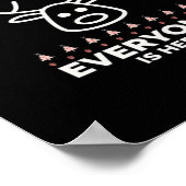 Oh Deer Everyone Is Here Modern Style  ポスター (角)