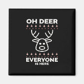 Oh Deer Everyone Is Here Modern Style  マグネット (正面)