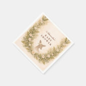 Oh Deer Forest ベビーシャワー スタンダードカクテルナプキン (角)