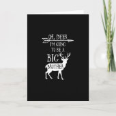 Oh Deer Going To Big Brother Christmas Announcemen カード (正面)