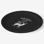 Oh Deer Going To Big Brother Christmas Announcemen ペーパープレート (アングル)