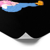 Oh Deer Graphic Artistic Design ポスター (角)