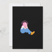 Oh Deer Graphic Artistic Design Flat Holiday Card シーズンカード (正面)