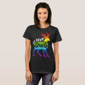 Oh Deer I m Queer  Cute LGBTQ Gay Pride Joke Pun H Tシャツ (正面フル)