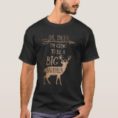 Oh Deer Im Going To Be a Big Brother Christmas  Tシャツ (正面)