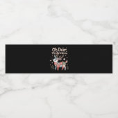 Oh Deer Its Christmas Miniature Patchwork Squares ペットボトルラベル (シングルラベル)