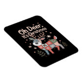Oh Deer Its Christmas Miniature Patchwork Squares マグネット (右側)