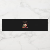 Oh Deer Its Christmas Modern Aesthetic Style  ペットボトルラベル (シングルラベル)