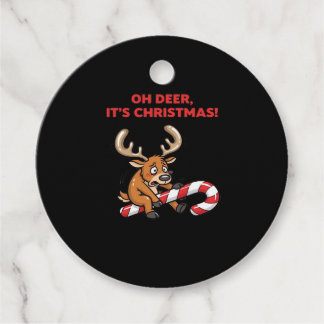 Oh Deer Its Christmas Stressed Reindeer With Sweet フェイバータグ