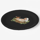 Oh Deer Mary Nativity Scene Christmas Jesus   ペーパープレート (アングル)