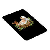 Oh Deer Mary Nativity Scene Christmas Jesus   マグネット (右側)