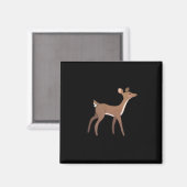Oh Deer Me 気まぐれクリエイティブデザイン マグネット (正面/裏面)