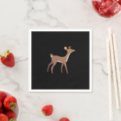 Oh Deer Me Whimsical Creative Design  スタンダードカクテルナプキン (インサイチュ)