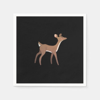 Oh Deer Me Whimsical Creative Design  スタンダードカクテルナプキン