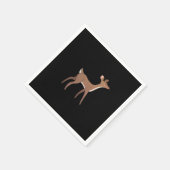 Oh Deer Me Whimsical Creative Design  スタンダードカクテルナプキン (角)