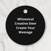 Oh Deer Me Whimsical Creative Design フェイバータグ (裏面)