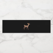 Oh Deer Me Whimsical Creative Design  ペットボトルラベル (シングルラベル)