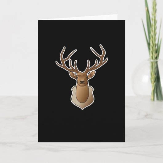 Oh Deer Minimal Design カード (正面)