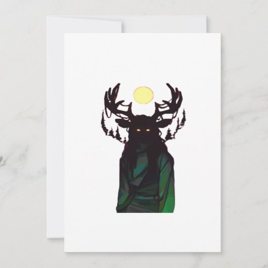 Oh Deer Minimal Design シーズンカード (正面)