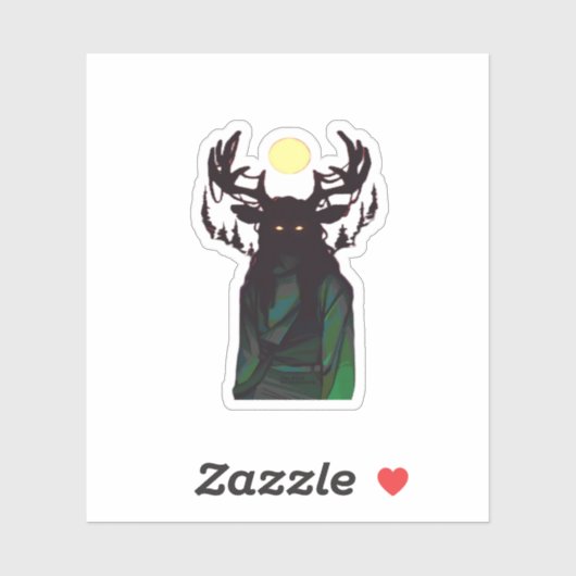 Oh Deer Minimal Design  シール (シート)