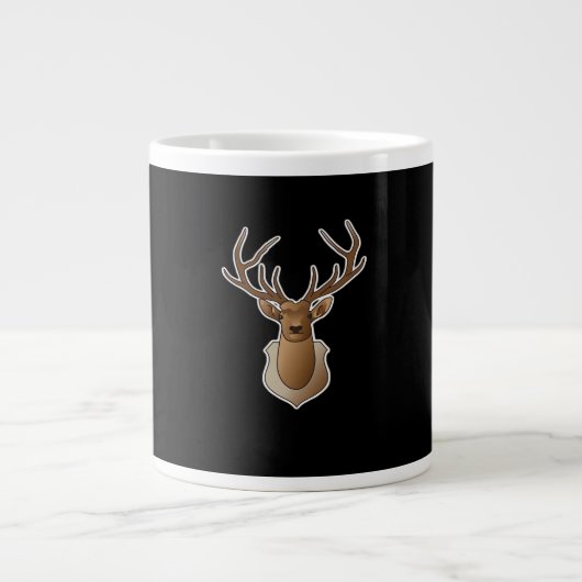 Oh Deer Minimal Design ジャンボコーヒーマグカップ (正面)
