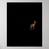 Oh Deer Minimal Design ポスター (正面)