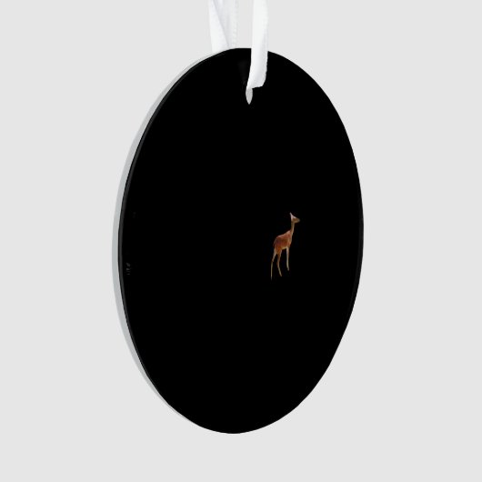 Oh Deer Minimal Design Acrylic Ornament オーナメント (正面)