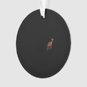 Oh Deer Minimal Design Acrylic Ornament オーナメント (正面)
