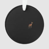 Oh Deer Minimal Design Acrylic Ornament オーナメント (正面)