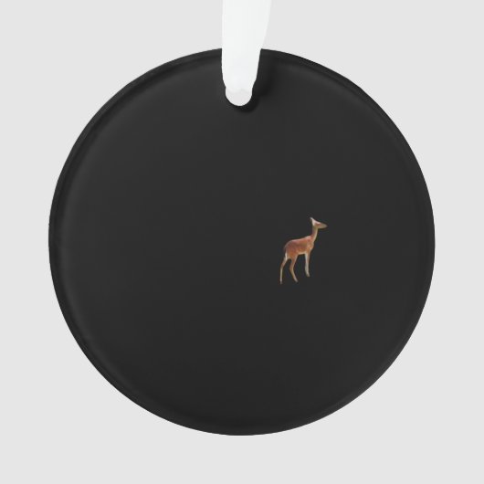 Oh Deer Minimal Design Acrylic Ornament オーナメント (正面)