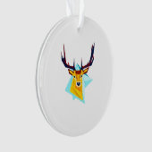 Oh Deer Minimal Rustic Style Acrylic Ornament オーナメント (正面)
