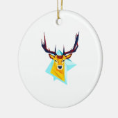 Oh Deer Minimal Rustic Style Ornament セラミックオーナメント (左)