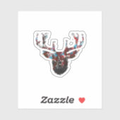 Oh Deer Minimal Style  シール (シート)