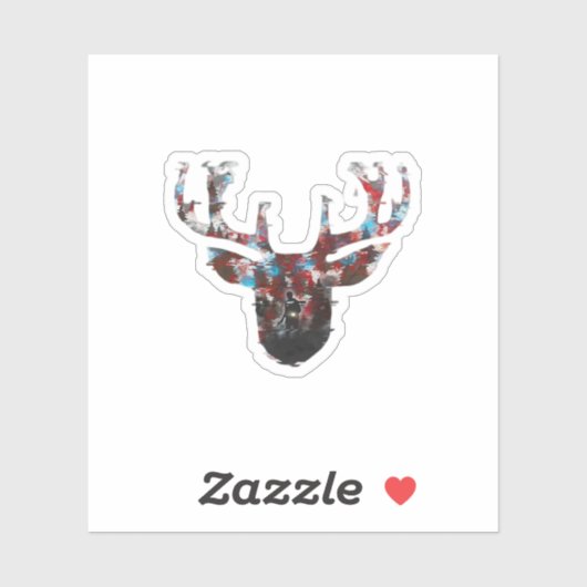 Oh Deer Minimal Style  シール (シート)