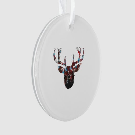 Oh Deer Minimal Style Acrylic Ornament オーナメント (正面)