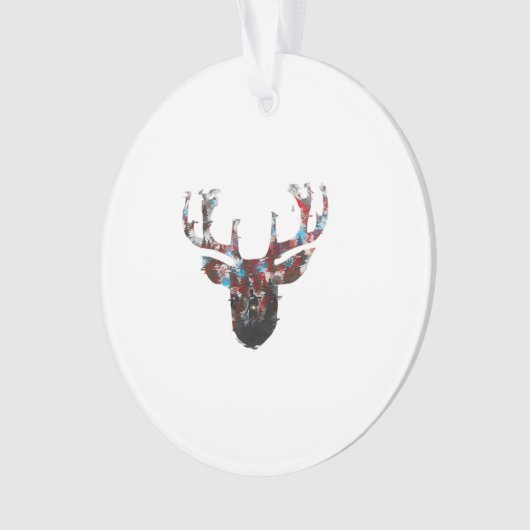 Oh Deer Minimal Style Acrylic Ornament オーナメント (正面)
