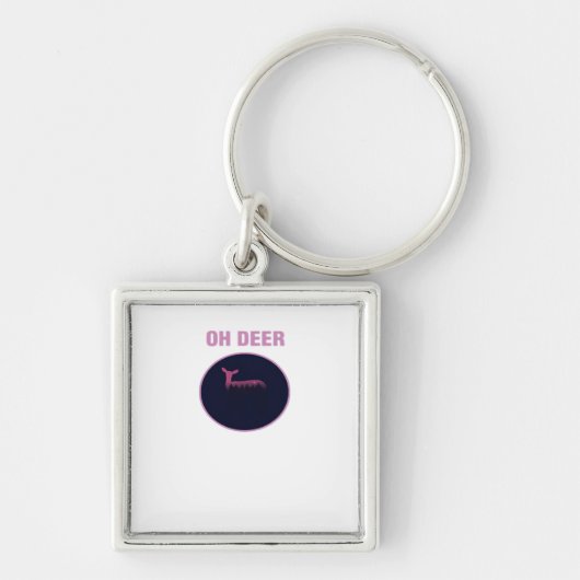 Oh Deer Modern Aesthetic  キーホルダー (正面)