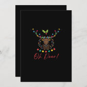 Oh Deer Modern Aesthetic シーズンカード (正面/裏面)