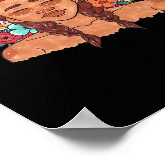 Oh Deer Modern Aesthetic ポスター (角)