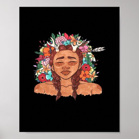 Oh Deer Modern Aesthetic ポスター (正面)