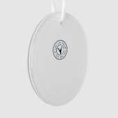 Oh Deer Modern Aesthetic Acrylic Ornament オーナメント (正面)