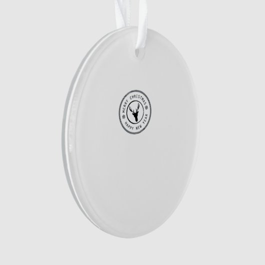 Oh Deer Modern Aesthetic Acrylic Ornament オーナメント (正面)