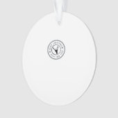 Oh Deer Modern Aesthetic Acrylic Ornament オーナメント (正面)