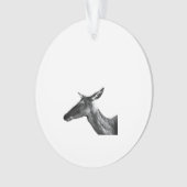 Oh Deer Modern Aesthetic Vibe Acrylic Ornament オーナメント (正面)