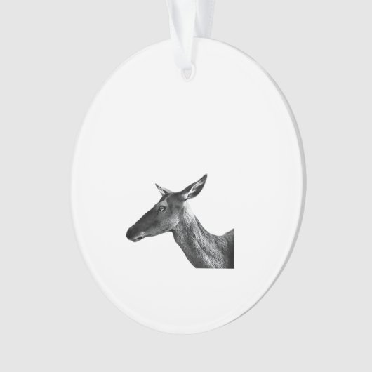Oh Deer Modern Aesthetic Vibe Acrylic Ornament オーナメント (正面)