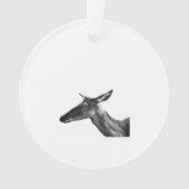 Oh Deer Modern Aesthetic Vibe Acrylic Ornament オーナメント (正面)