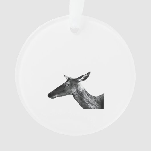 Oh Deer Modern Aesthetic Vibe Acrylic Ornament オーナメント (正面)