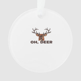 Oh Deer Modern Clean Design Acrylic Ornament オーナメント